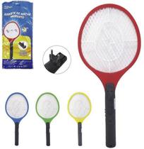 Raquete mata mosquito recarregavel colors bivolt 50cm - Milenio Brasil