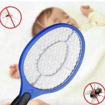 Raquete Mata Mosquitos E Moscas Bivolt Recarregável