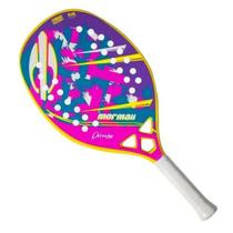 Raquete Mormaii Beach Tennis Defender - Rosa/Amarela