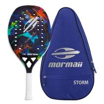 Raquete Mormaii Flexxxa Slim e Raqueteira Storm 2 Beach Tennis Raquete Mormaii Flexxxa Slim e Raqueteira Storm 2 Beach Tennis