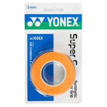 Raquete Overgrip YONEX Super GRAP Orange, pacote com 3 Raquete Overgrip YONEX Super GRAP Orange, pacote com 3
