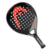 Raquete Padel Head EVO Delta Preta Carbono Iniciante Interme
