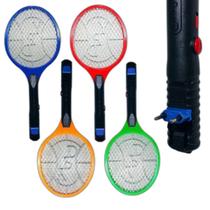 Raquete Pernilongo Choque Elétrica Bivolt Trava Segurança