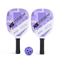 Raquete Pickleball Trend Kit 2 Peças Raquetes Leves Fibra Carbono e Vidro Esporte do Momento Raquete Pickleball Trend Kit 2 Peças Raquetes Leves Fibra Carbono e Vidro Esporte do Momento