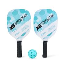 Raquete Pickleball Trend Kit 2 Peças Raquetes Leves Fibra Carbono e Vidro Esporte do Momento