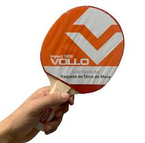 Raquete Tenis Mesa Impact 1000 VT602 Vollo Sports Preto e Vermelho Raquete Tenis Mesa Impact 1000 VT602 Vollo Sports Preto e Vermelho