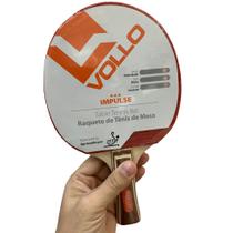 Raquete Tenis Mesa Vollo VT604 Impulse Aprovada ITTF Preto e Vermelho Raquete Tenis Mesa Vollo VT604 Impulse Aprovada ITTF Preto e Vermelho