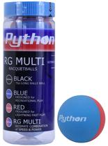 Raquetebol Python RG - 3 Bolas Multicoloridas