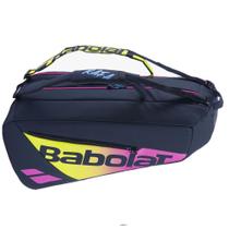 Raqueteira Babolat Pure Aero Rafa X6 Amarela e Pink