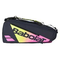 Raqueteira Babolat Pure Aero Rafa X6 Preta Amarela E Rosa