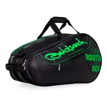 Raqueteira beach tennis quicksand torneo black / verde