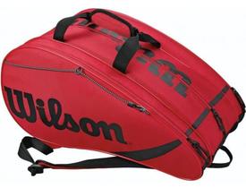 Raqueteira Bolsa Wilson Beach Tennis Padel Vermelho 6r