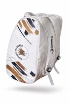 Raqueteira Completa Summer Pro Beach - Preta - Branca - com alça Mochila