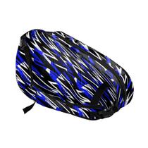 Raqueteira de Beach Tennis BT103 Preta e Azul - Teisen