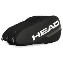 Raqueteira de Padel e Beach Tennis Head Tour Preta e Branca Raqueteira de Padel e Beach Tennis Head Tour Preta e Branca