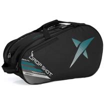 Raqueteira Drop Shot Sibi Para Padel e Beach Tennis Preta