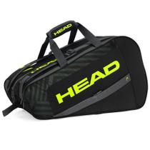 Raqueteira Head Base Padel e Beach Preta e Limão Raqueteira Head Base Padel e Beach Preta e Limão