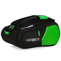 Raqueteira Heroes Thunder Elettra Beach E Padel Preta e Verde Raqueteira Heroes Thunder Elettra Beach E Padel Preta e Verde