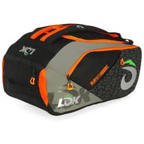 Raqueteira Lok Maxx Gen2 Preto Laranja e Cinza Raqueteira Lok Maxx Gen2 Preto Laranja e Cinza