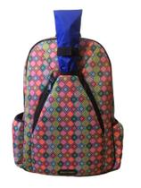 Raqueteira Mochila Beach Tennis Uma Raquete Estampa Mandala Raqueteira Mochila Beach Tennis Uma Raquete Estampa Mandala