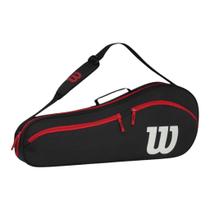 Raqueteira Wilson Advantage 25 Preto e Vermelho