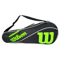 Raqueteira Wilson Advantage III Triple Preto e Verde