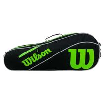 Raqueteira Wilson Advantage III X3 Preto e Verde