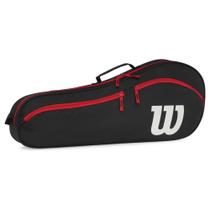 Raqueteira Wilson Advantage X3 Preto e Vermelho