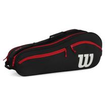 Raqueteira Wilson Advantage X6 Preto e Vermelho