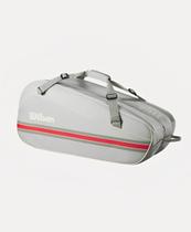 Raqueteira Wilson Team 6Pk Cinza Cor:CinzaTamanho:ÚnicoGênero:Unissex Raqueteira Wilson Team 6Pk Cinza Cor:CinzaTamanho:ÚnicoGênero:Unissex