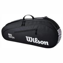 Raqueteira Wilson Team X3 Rio Open 2026 Preto 3 Raquetes Raqueteira Wilson Team X3 Rio Open 2026 Preto 3 Raquetes