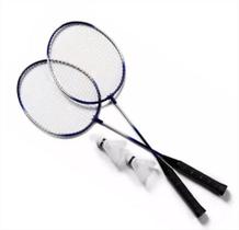 Raquetes Badminton com peteca Kit para jogar Raquetes Badminton com peteca Kit para jogar