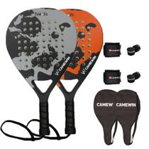 Raquetes de praia CAMEWIN Carbon Fiber 2 PCS com acessórios Raquetes de praia CAMEWIN Carbon Fiber 2 PCS com acessórios