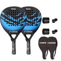 Raquetes de praia CAMEWIN Carbon Fiber 2 PCS com acessórios Raquetes de praia CAMEWIN Carbon Fiber 2 PCS com acessórios