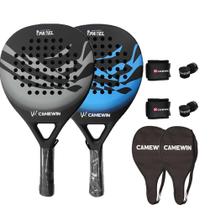 Raquetes de praia CAMEWIN Carbon Fiber 2 PCS com acessórios Raquetes de praia CAMEWIN Carbon Fiber 2 PCS com acessórios