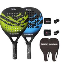 Raquetes de praia CAMEWIN Carbon Fiber 2 PCS com acessórios Raquetes de praia CAMEWIN Carbon Fiber 2 PCS com acessórios