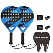 Raquetes de praia CAMEWIN Carbon Fiber 2 PCS com acessórios Raquetes de praia CAMEWIN Carbon Fiber 2 PCS com acessórios