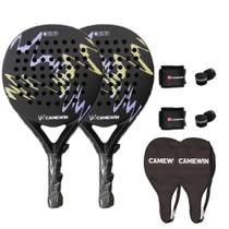 Raquetes de praia CAMEWIN Carbon Fiber 2 PCS com acessórios Raquetes de praia CAMEWIN Carbon Fiber 2 PCS com acessórios