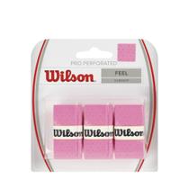 Raquetes de tênis Over Grip WILSON Perforated Pro Pink x3