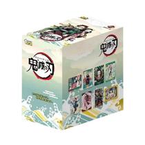 Rare Diamond Card Anime Playing Cards Booster Box Demon Slayer Presentes De Festa De Natal