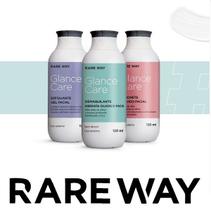 Rare way kit esfoliante + demaquilante + sabonete liquido facial