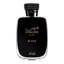 Rasasi Hawas Black Eau de Parfum - Perfume Masculino 100ml Rasasi Hawas Black Eau de Parfum - Perfume Masculino 100ml
