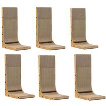 Rascador de Gato Fankture em L (60cm) com Brinquedo de Bola - Pacote com 6 Rascador de Gato Fankture em L (60cm) com Brinquedo de Bola - Pacote com 6