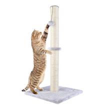 Rascunhador para Gato Dimaka - 29cm de Altura, Cinza, Pelúcia Rascunhador para Gato Dimaka - 29cm de Altura, Cinza, Pelúcia