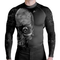 Rash Guard Atlética Esportes Face Caveira Rash Guard Atlética Esportes Face Caveira