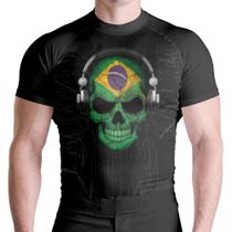 Rash Guard Brasil Skull MC Atlética Esportes