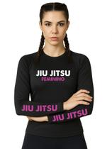 Rash Guard Feminina Manga Longa Jiu Jitsu