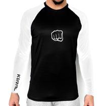 Rash Guard Koral Neo M/L - Preto e Branco