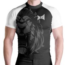 Rash Guard Lion Black MC Atlética Esportes