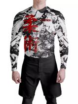 Rash Guard Masculina Compressão No Gi Samurai Jiu Jitsu Manga Longa Rash Guard Masculina Compressão No Gi Samurai Jiu Jitsu Manga Longa